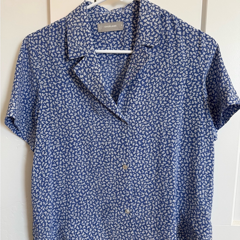 Everlane Floral Button Down Shirt - Picture 3 of 8